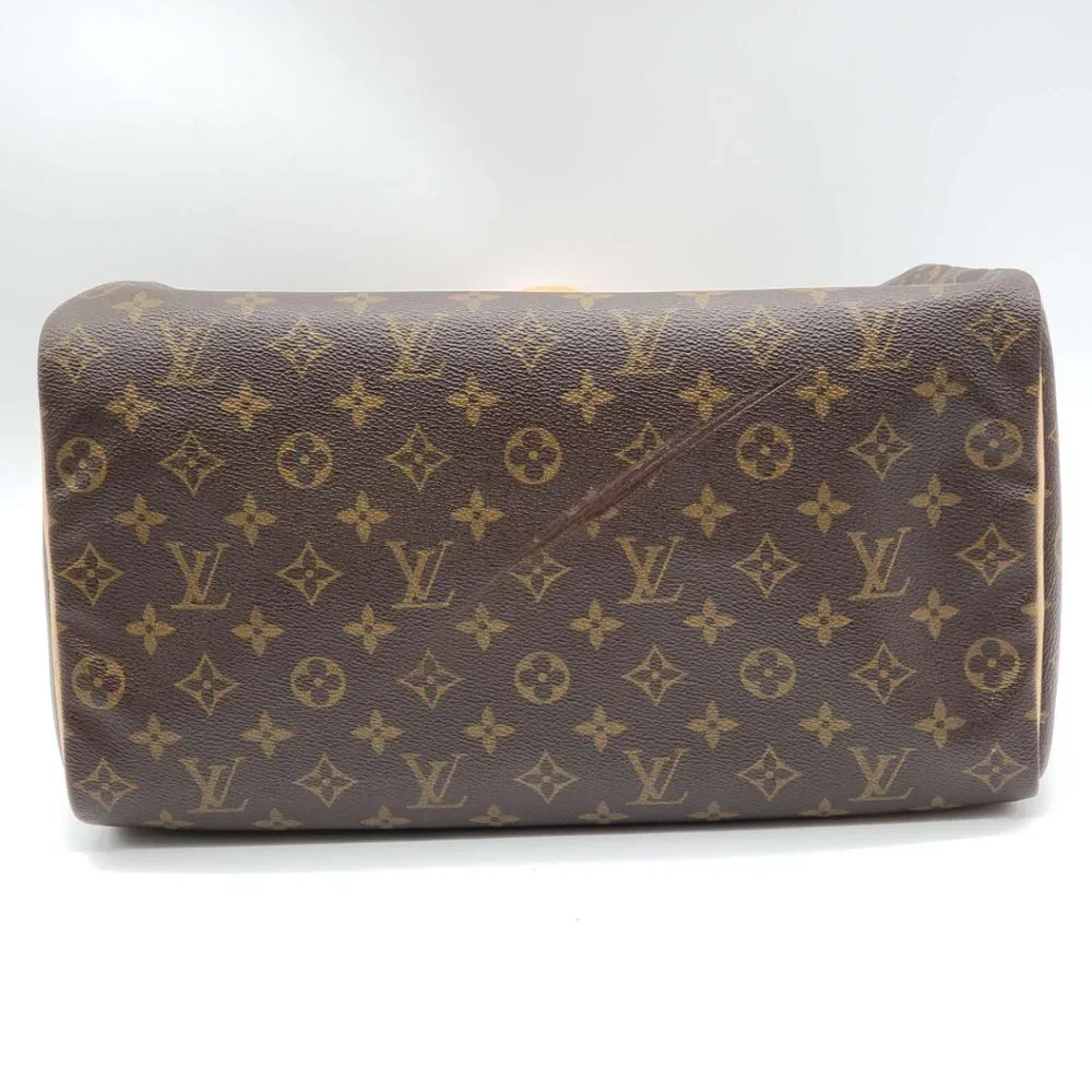 100% Authentic Louis Vuitton  Speedy 35 Monogram Boston Hand Bag - Picture 7 of 16